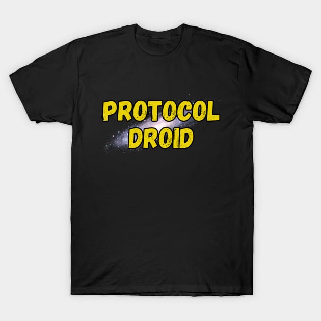 Protocol Droid T-Shirt by Spatski